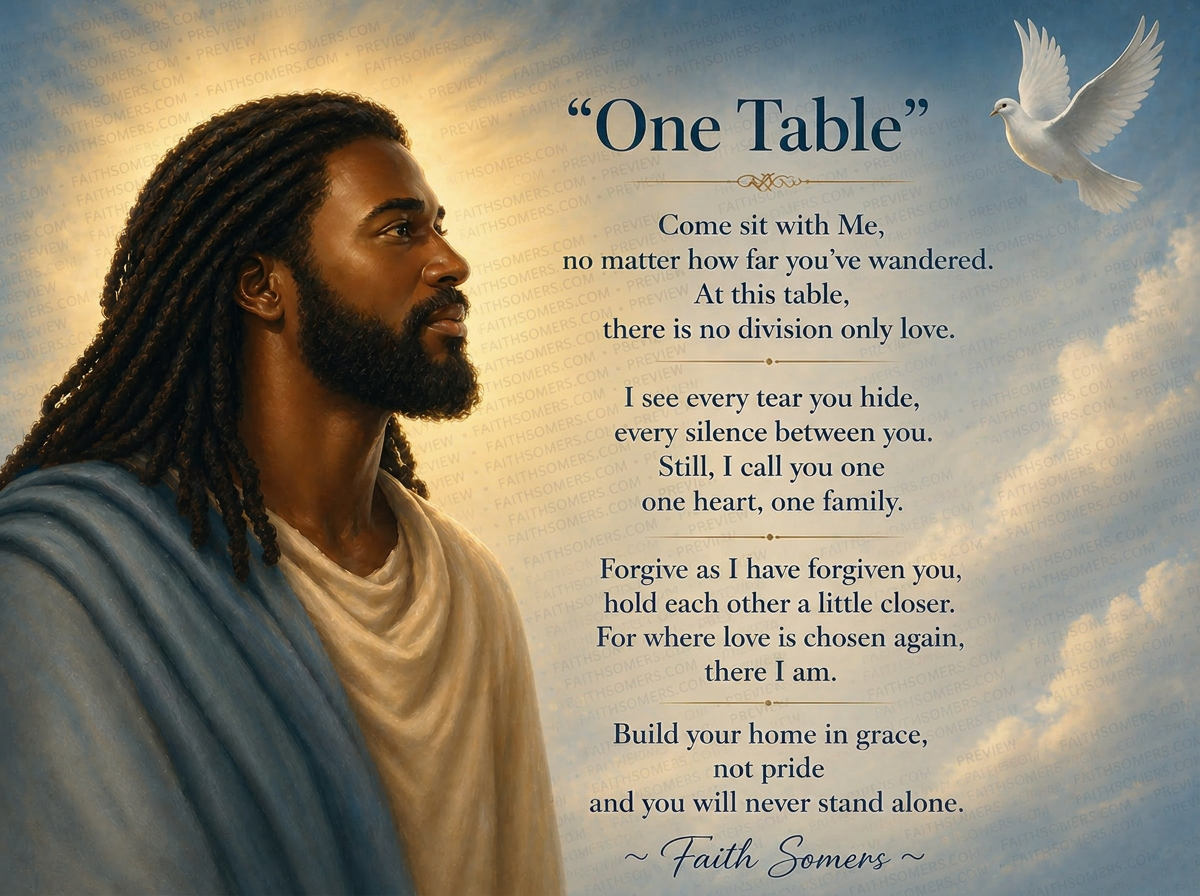 Learning Table Poem Printable Wall Art & Family Prints | My Faith Unfolded